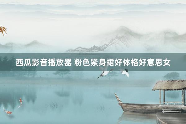 西瓜影音播放器 粉色紧身裙好体格好意思女